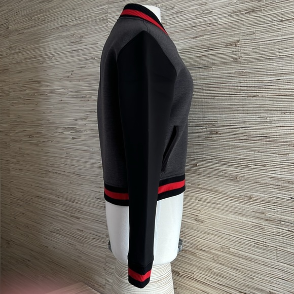 UMD Terps Bomber Letter Jacket Sweatshirt University Maryland Womens M 6 8 - Picture 4 of 17